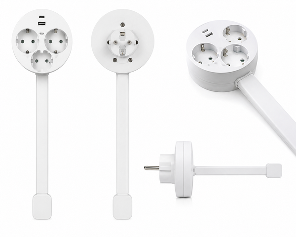 Extender Presa 360° — Prolunga Girevole Smart per Casa